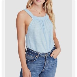 Free People Light Blue Tank